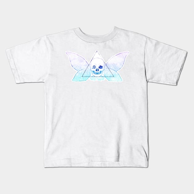 Another Skull Fairy Kids T-Shirt by Ecotone